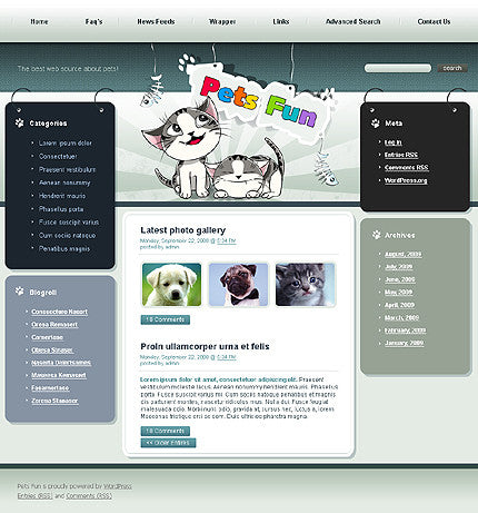 WordPress Themes - GoWebBaby.Com