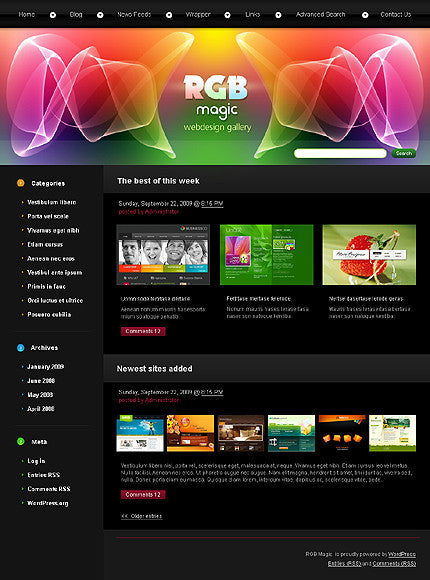 WordPress Themes - GoWebBaby.Com