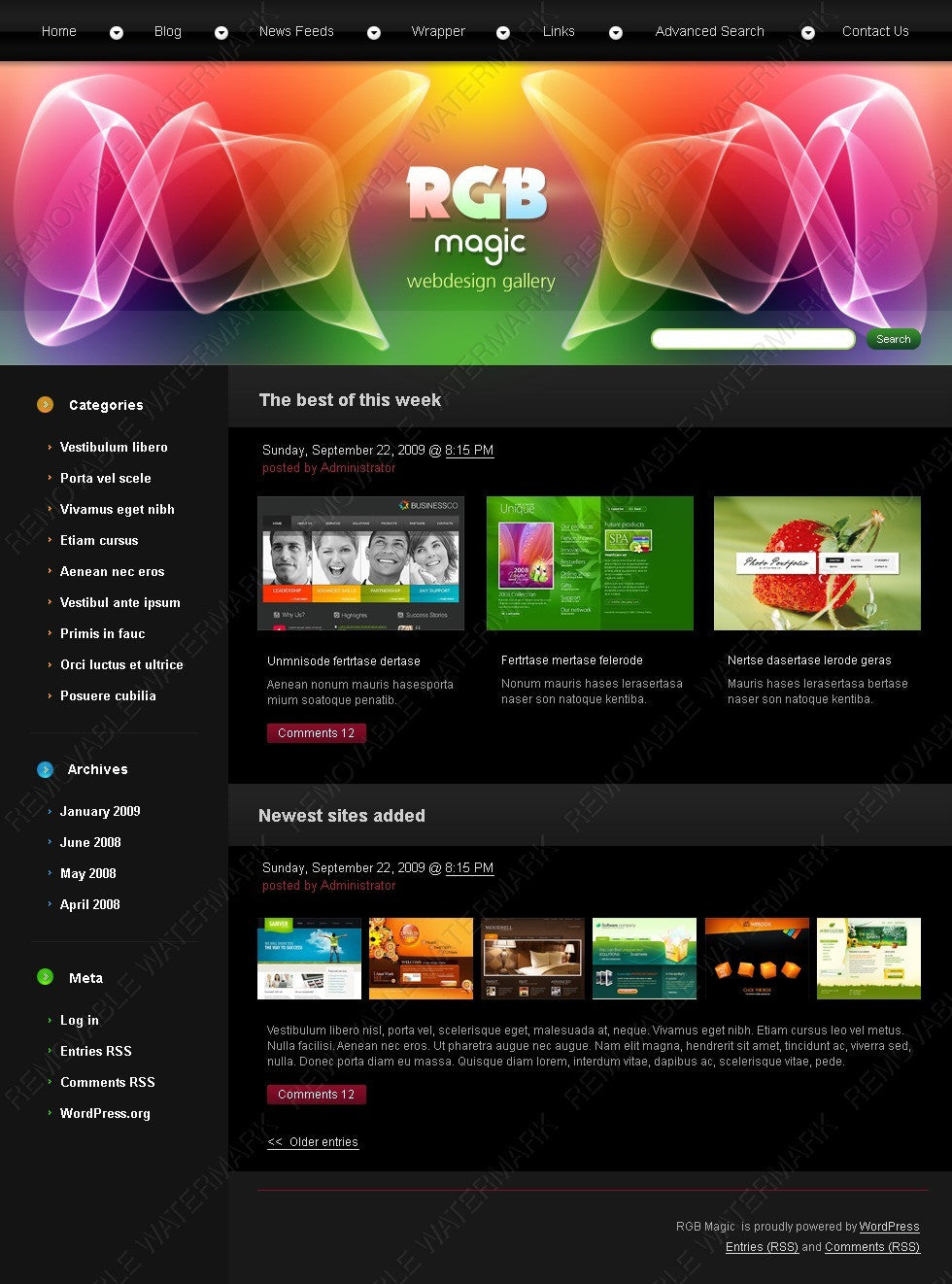 WordPress Themes - GoWebBaby.Com