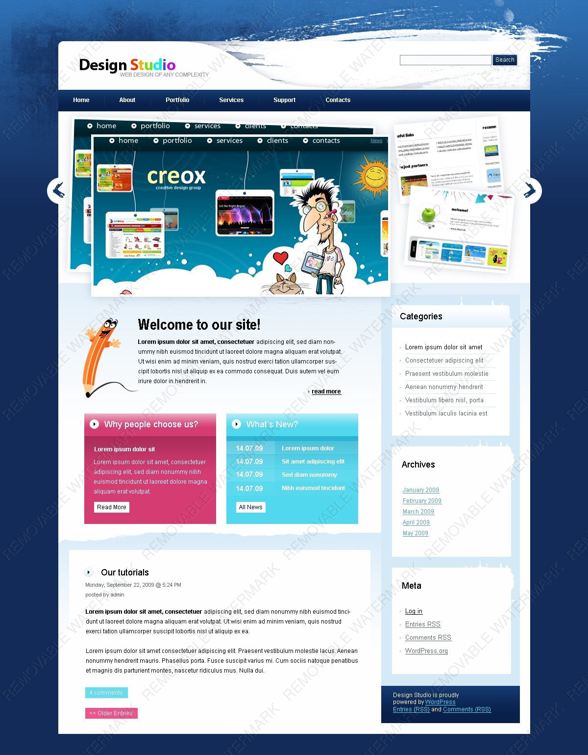 WordPress Themes - GoWebBaby.Com