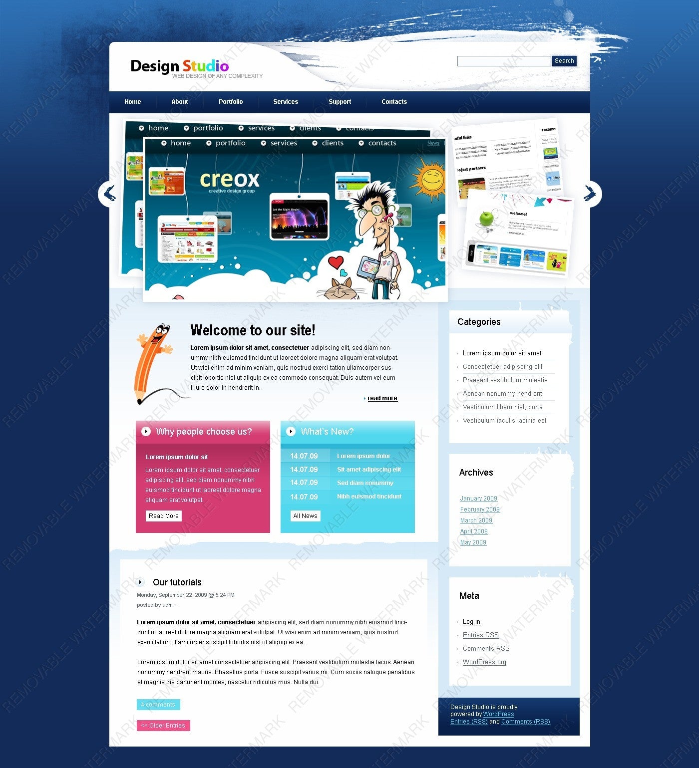 WordPress Themes - GoWebBaby.Com