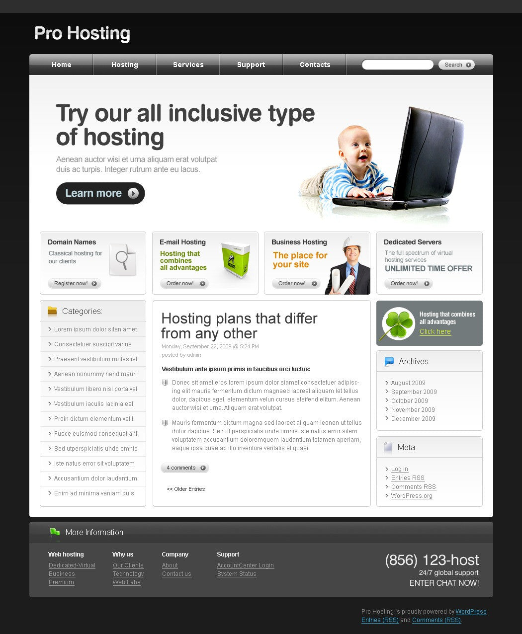 WordPress Themes - GoWebBaby.Com