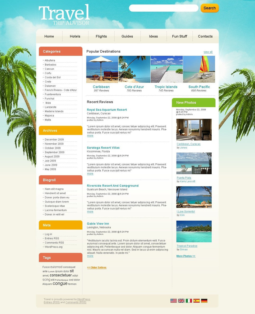 WordPress Themes - GoWebBaby.Com