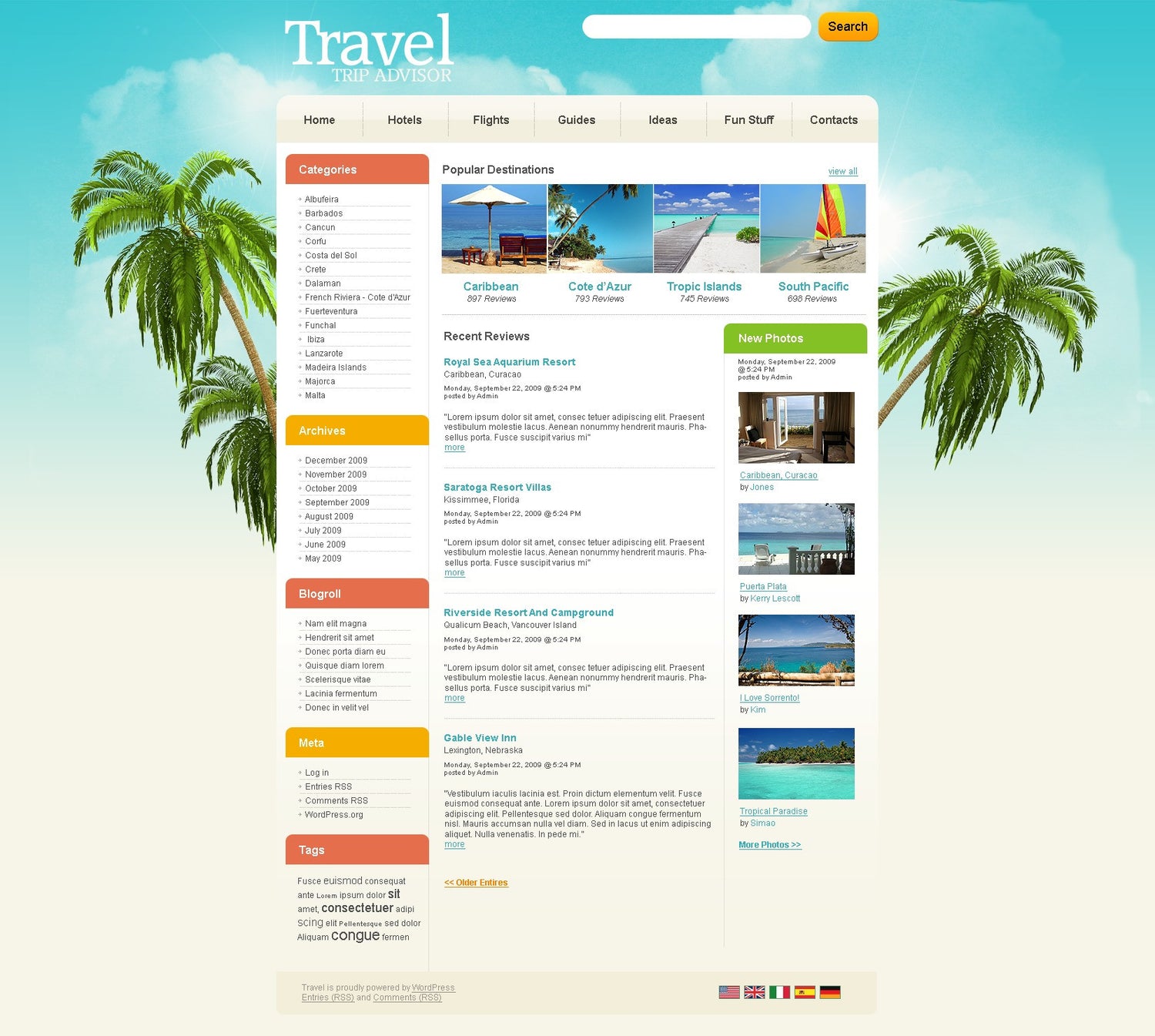 WordPress Themes - GoWebBaby.Com