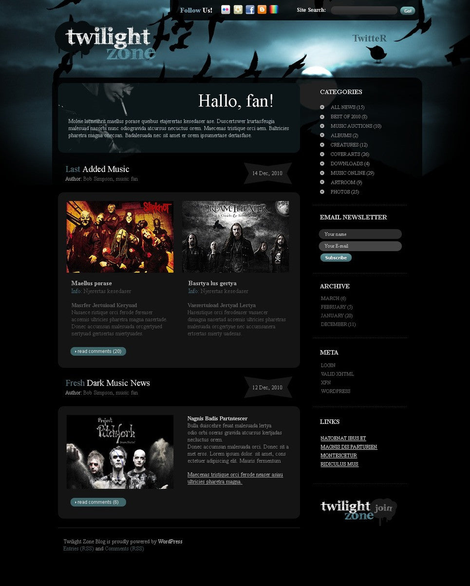 WordPress Themes - GoWebBaby.Com