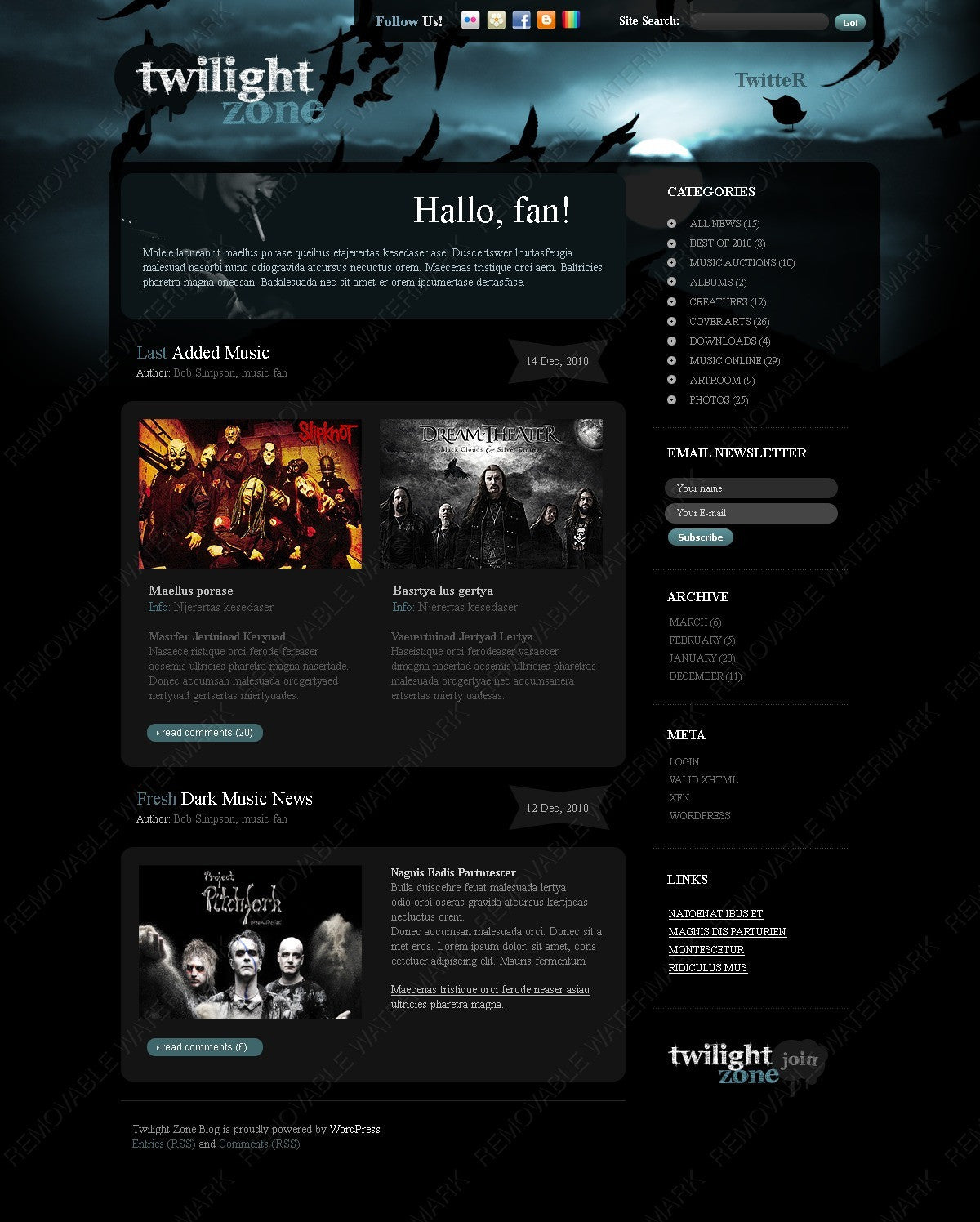 WordPress Themes - GoWebBaby.Com