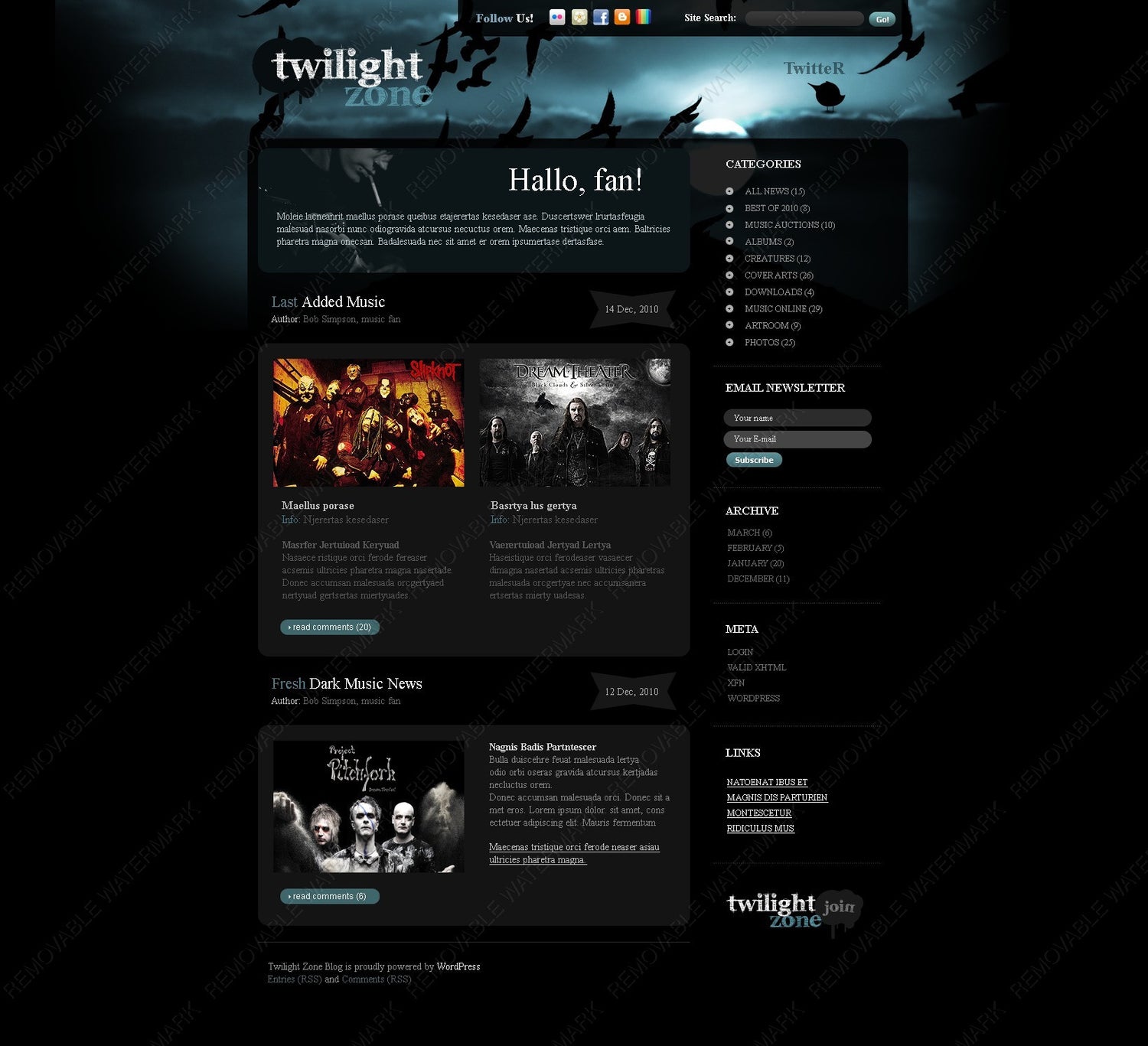 WordPress Themes - GoWebBaby.Com