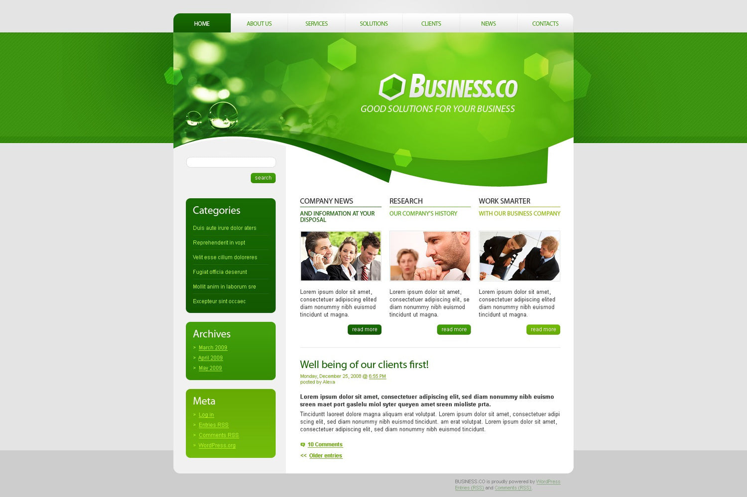 WordPress Themes - GoWebBaby.Com