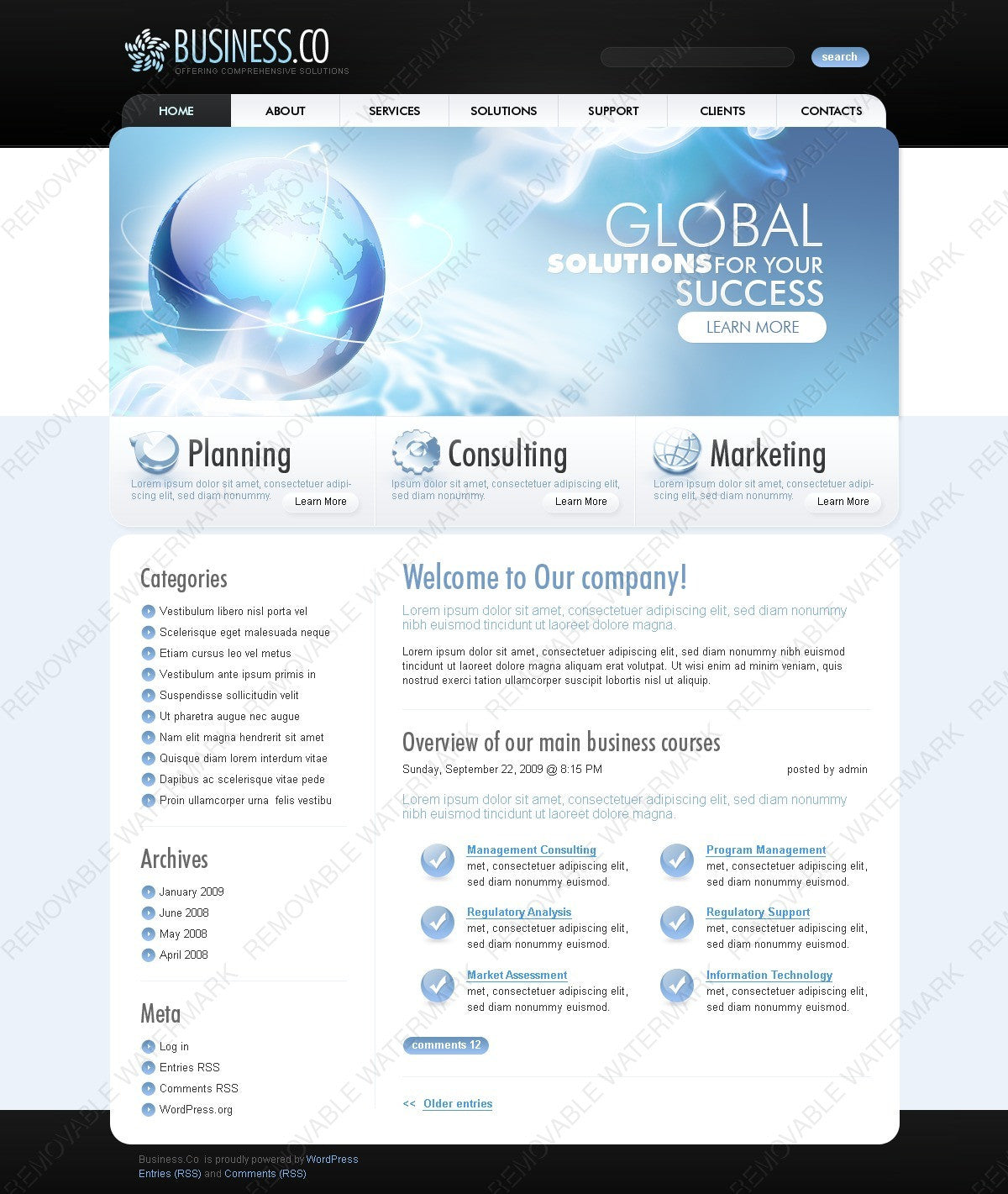WordPress Themes - GoWebBaby.Com