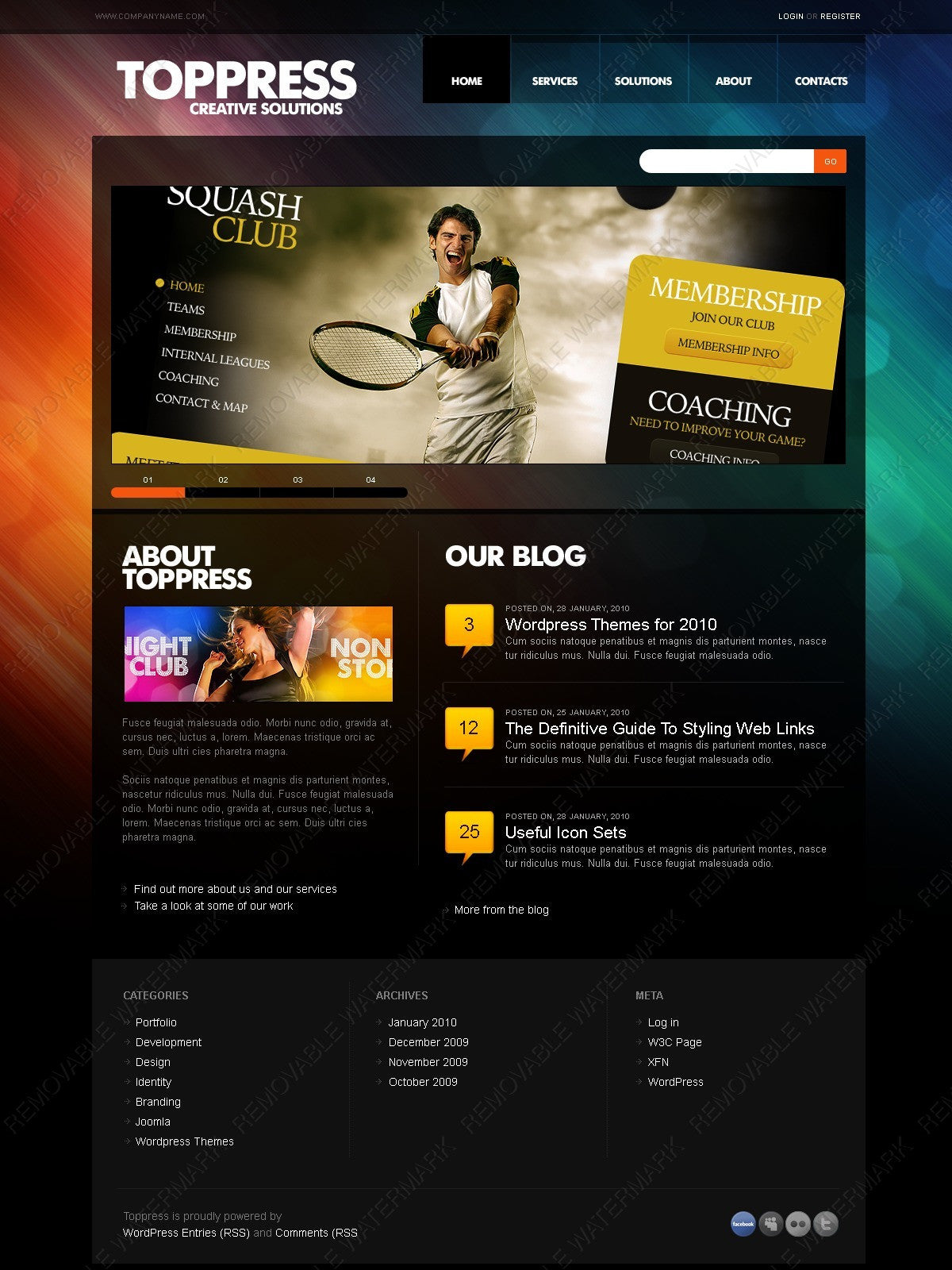 WordPress Themes - GoWebBaby.Com