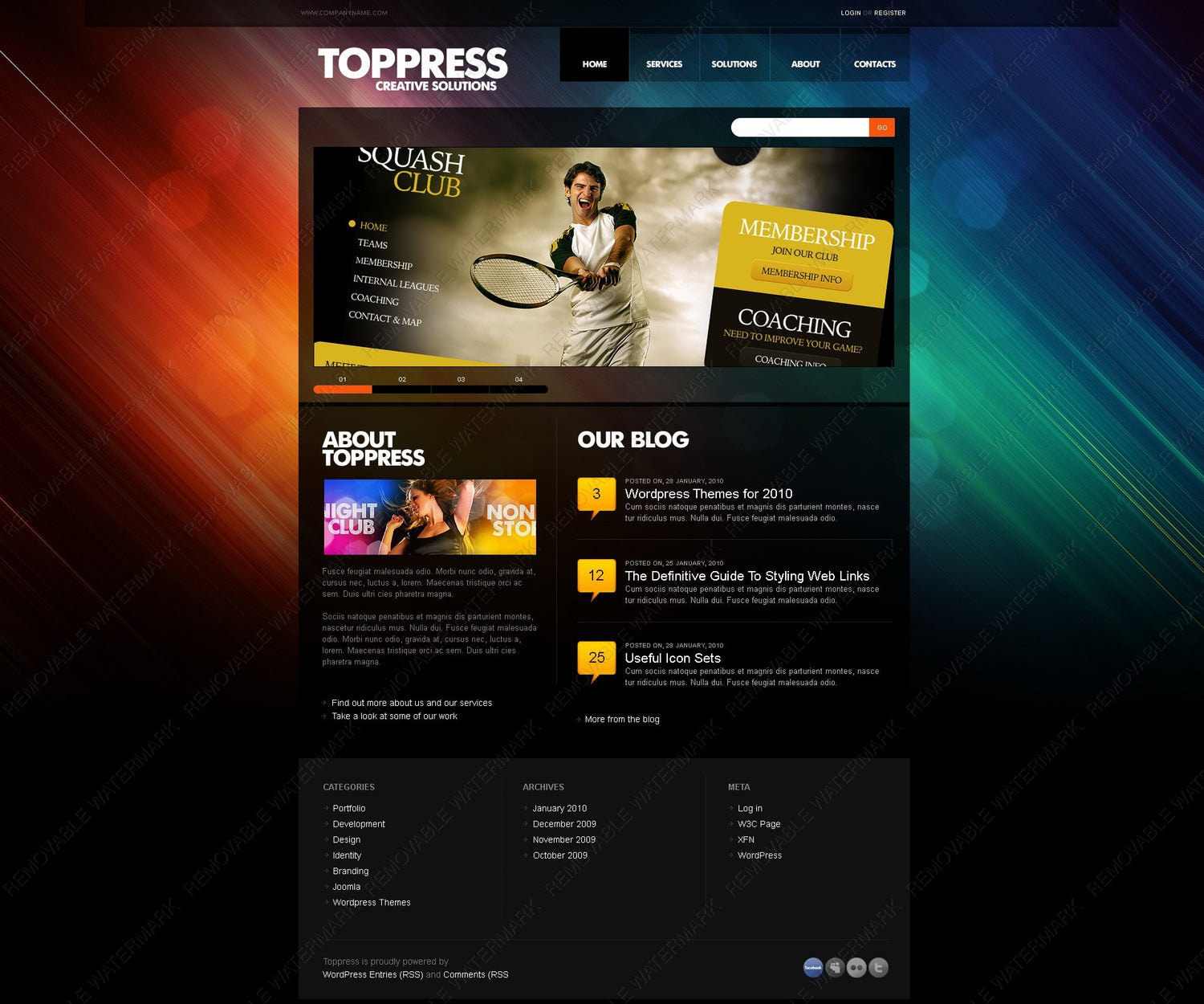 WordPress Themes - GoWebBaby.Com