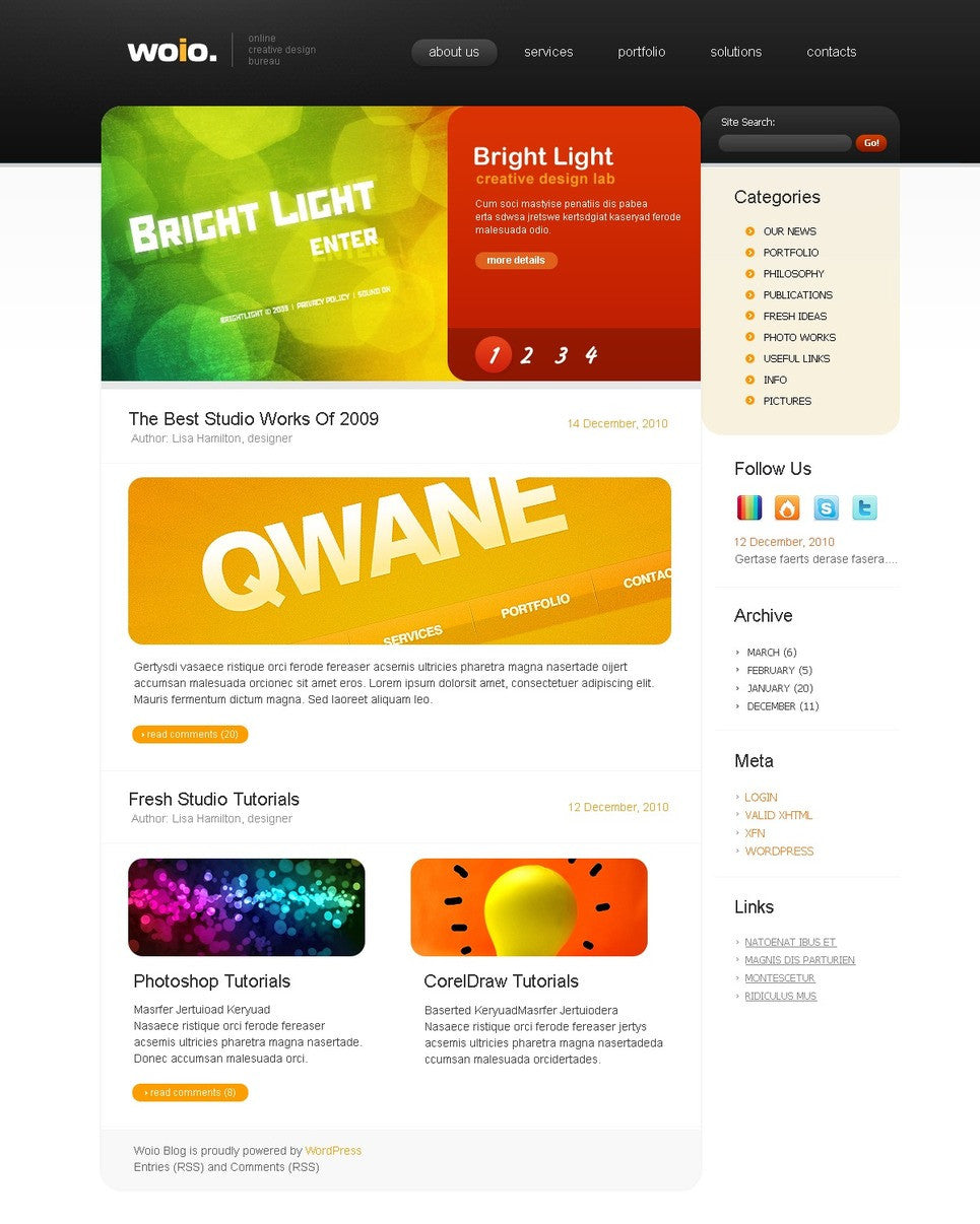 WordPress Themes - GoWebBaby.Com