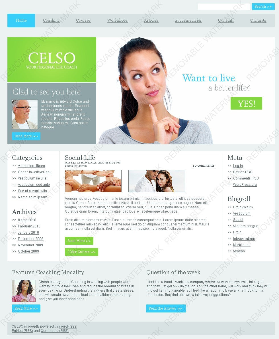 WordPress Themes - GoWebBaby.Com