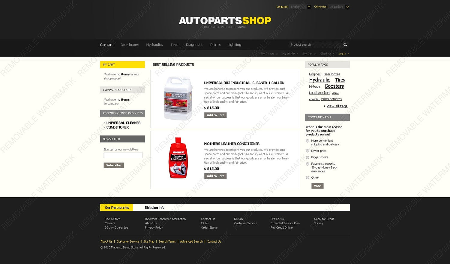 Magento Themes - GoWebBaby.Com