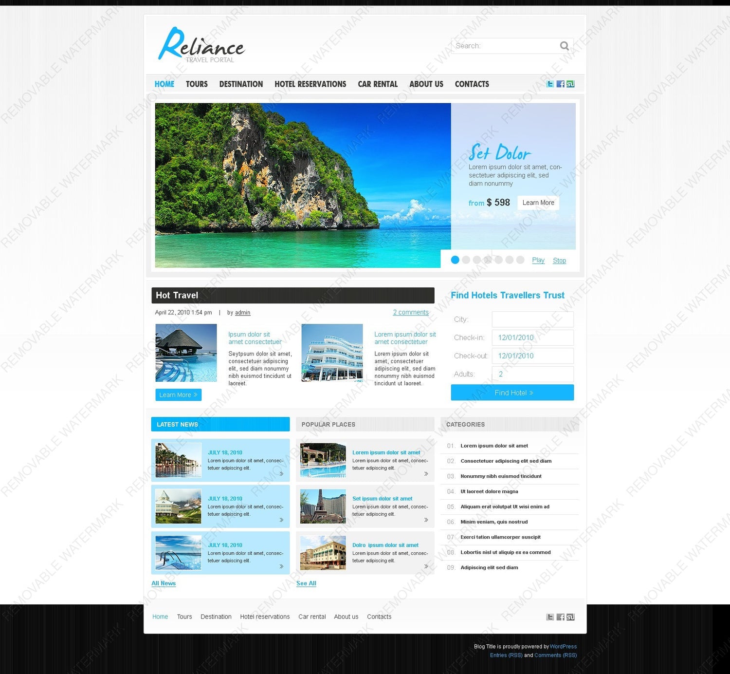 WordPress Themes - GoWebBaby.Com