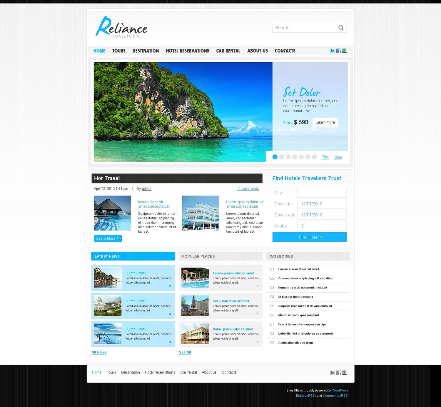 WordPress Themes - GoWebBaby.Com