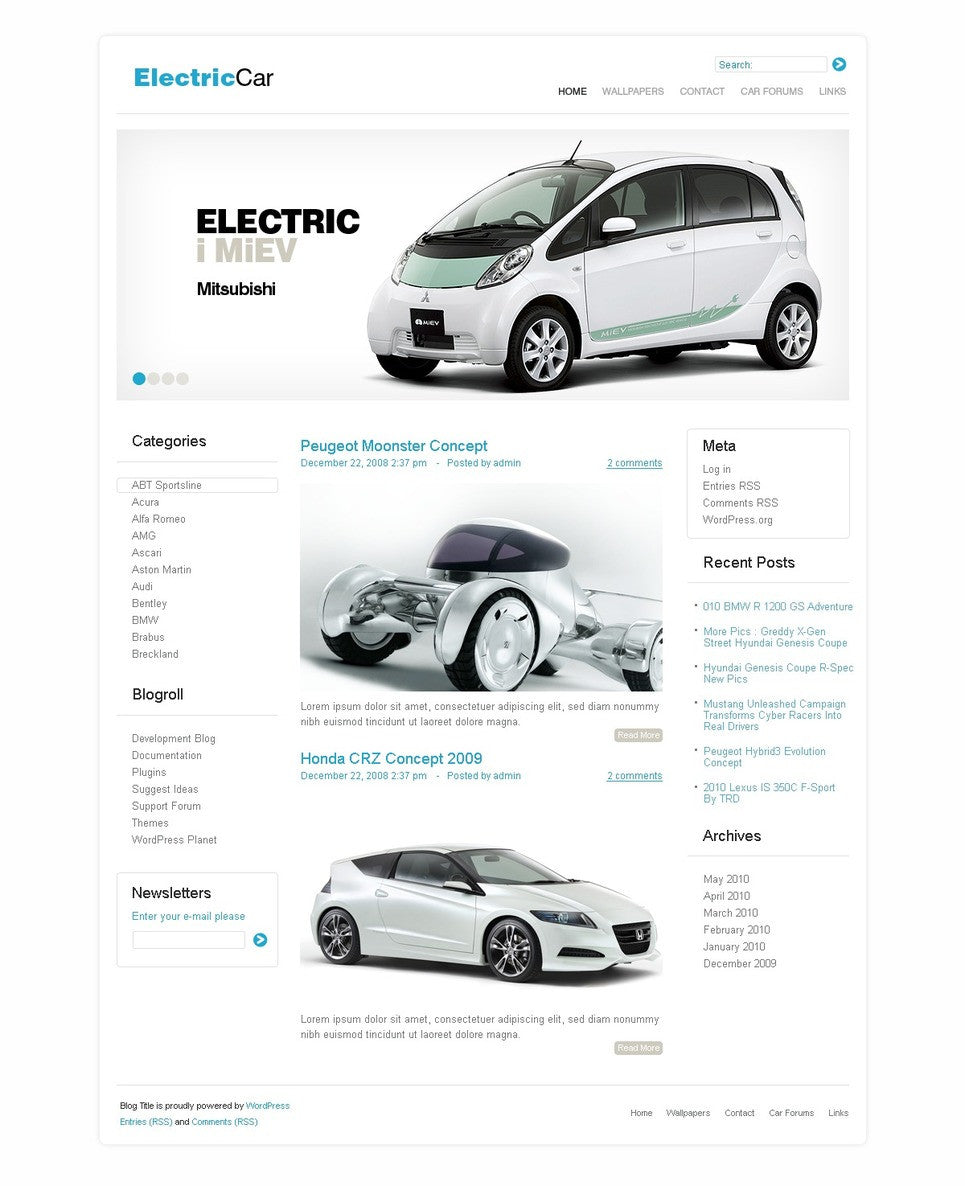 WordPress Themes - GoWebBaby.Com