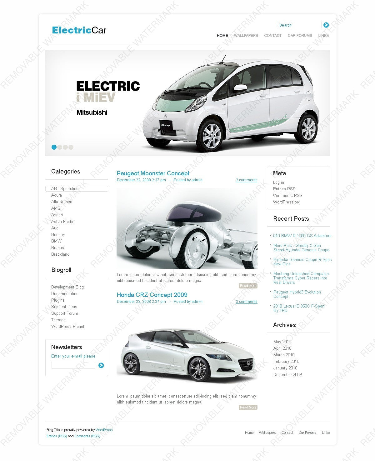 WordPress Themes - GoWebBaby.Com