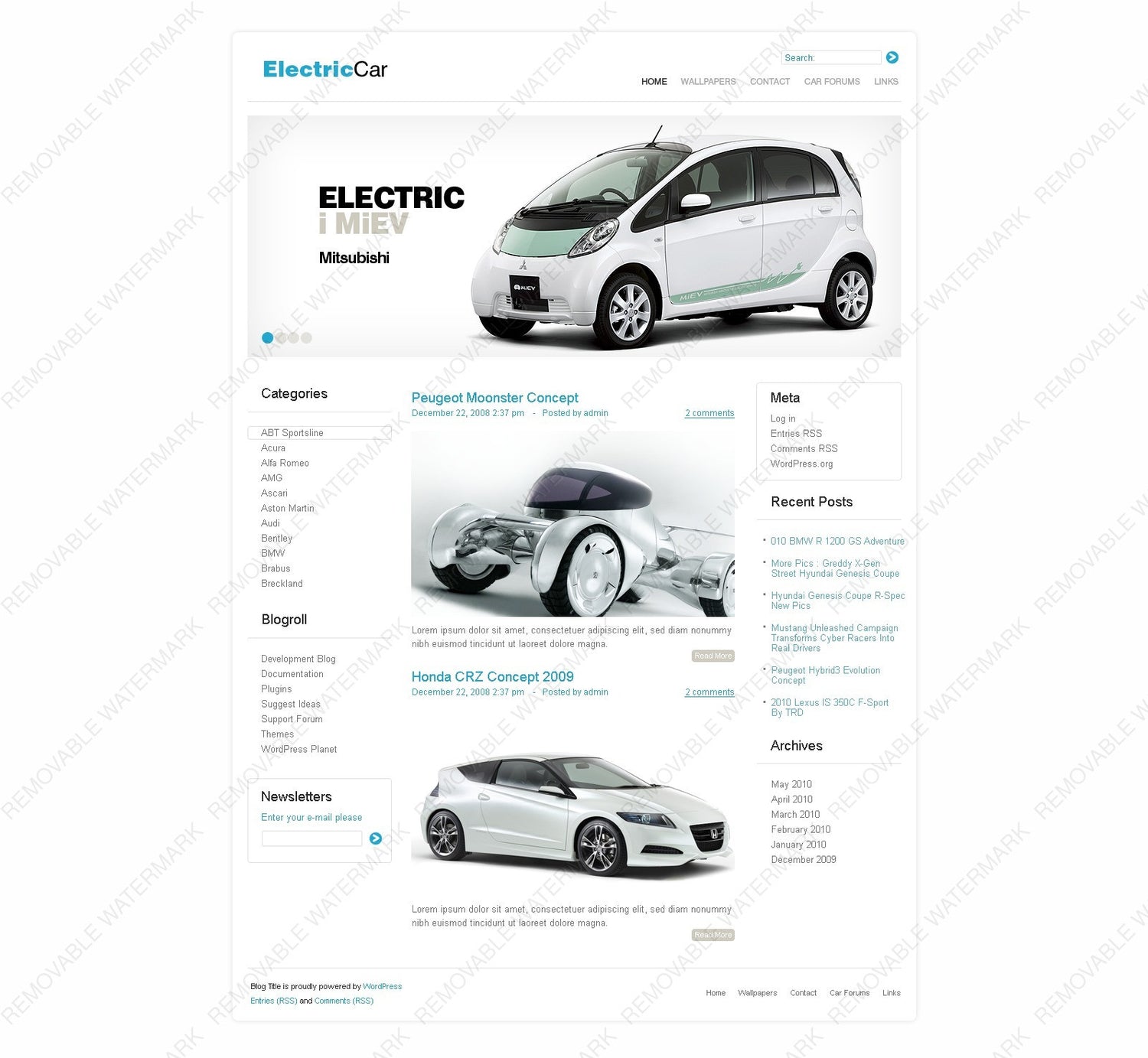 WordPress Themes - GoWebBaby.Com