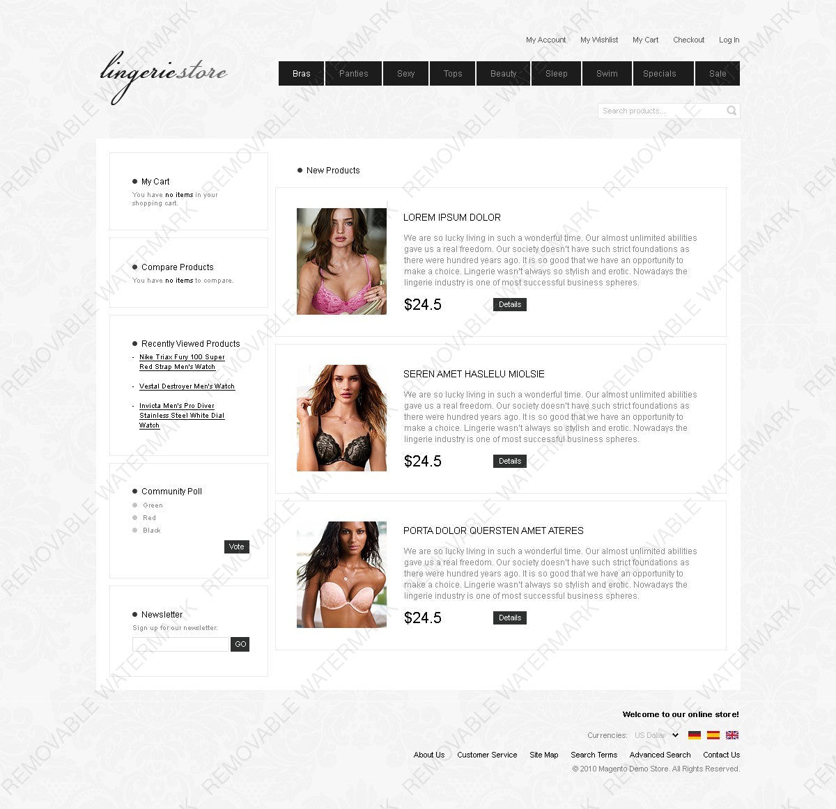 Magento Themes - GoWebBaby.Com