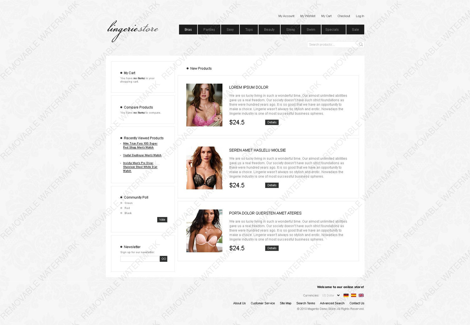 Magento Themes - GoWebBaby.Com