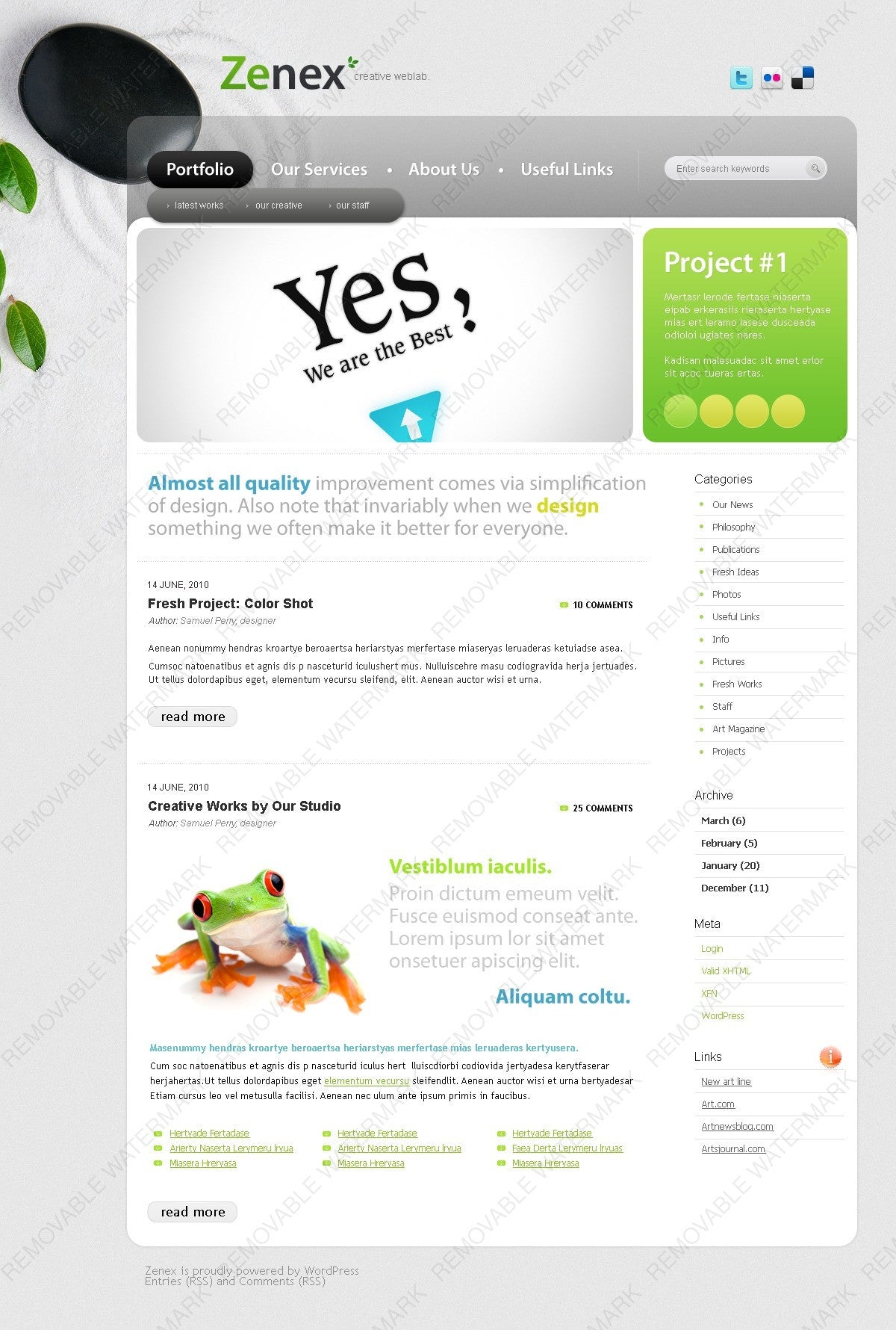 WordPress Themes - GoWebBaby.Com