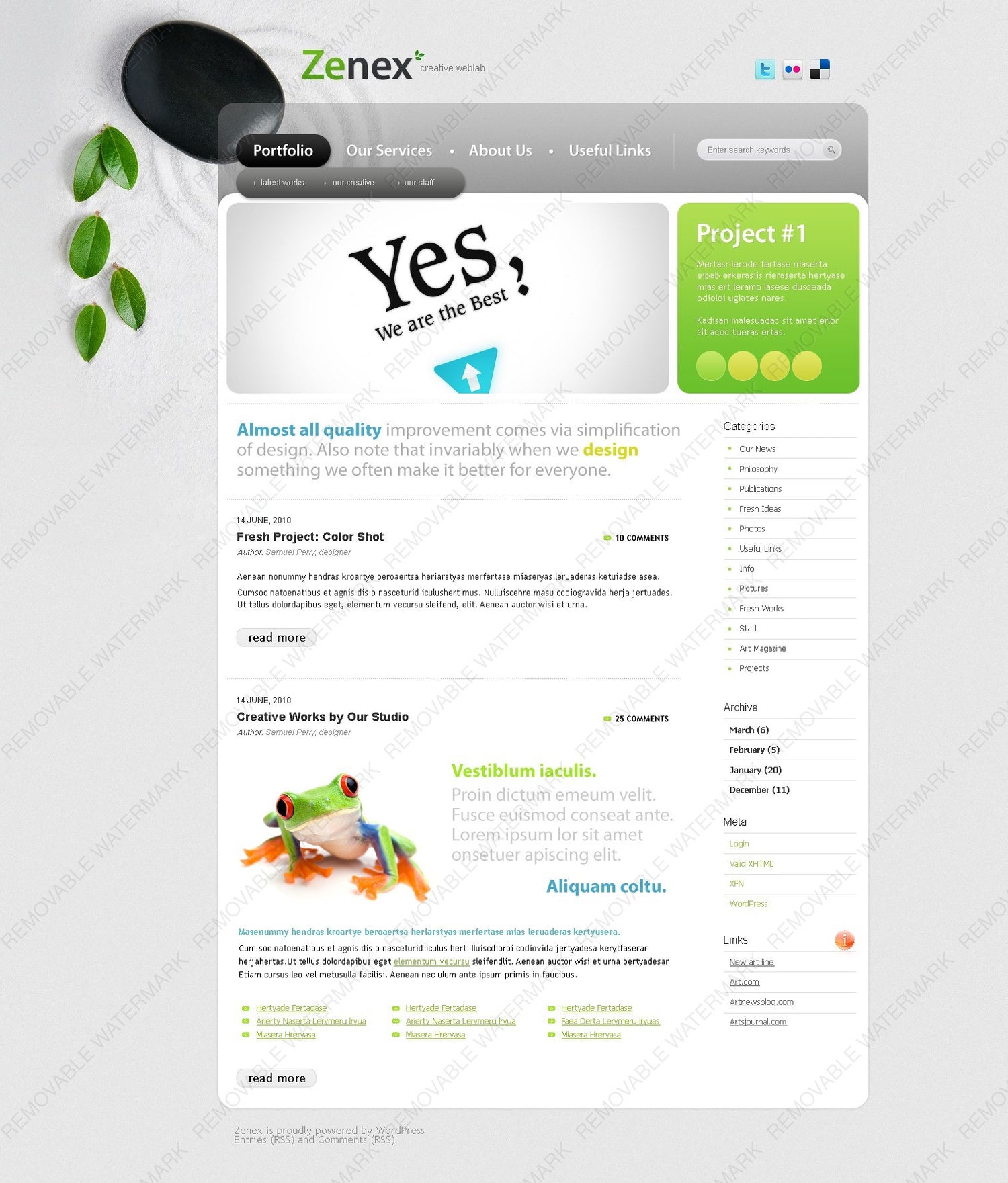 WordPress Themes - GoWebBaby.Com