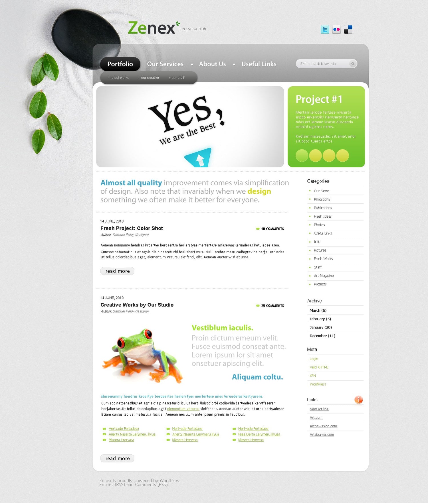 WordPress Themes - GoWebBaby.Com