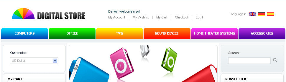 Magento Themes - GoWebBaby.Com
