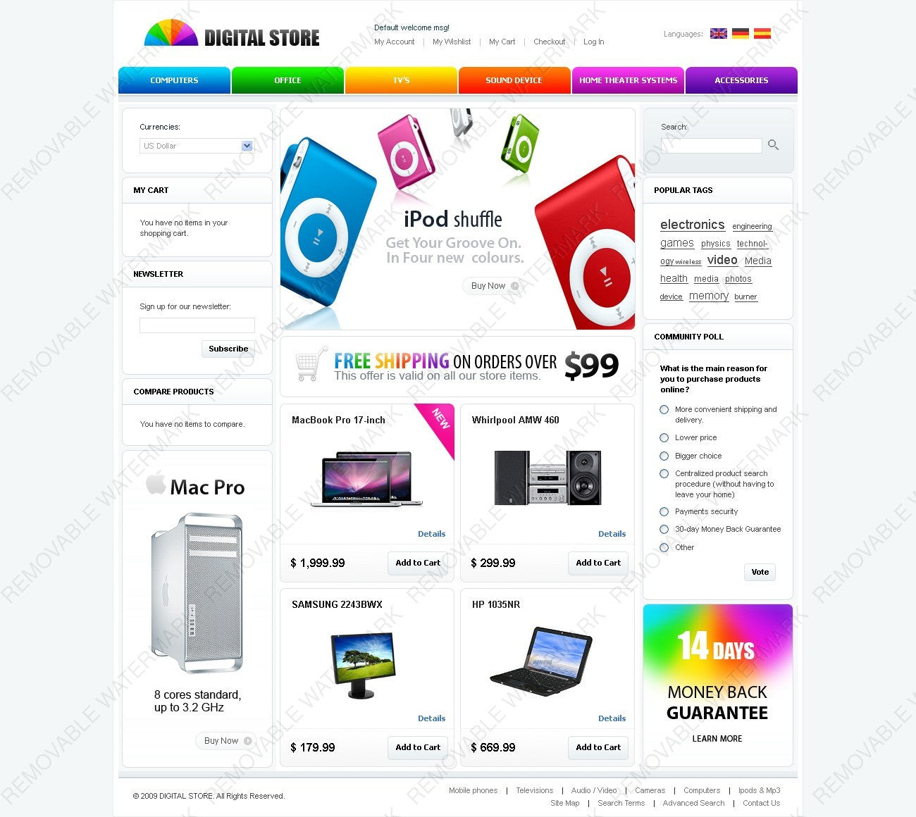Magento Themes - GoWebBaby.Com