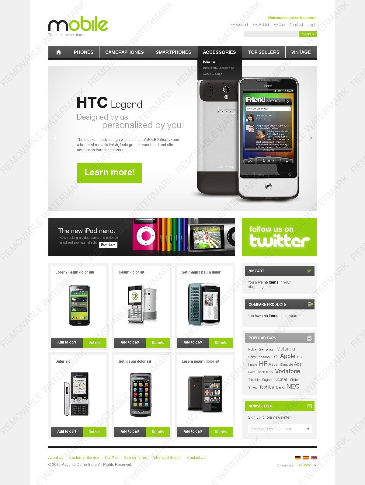 Magento Themes - GoWebBaby.Com