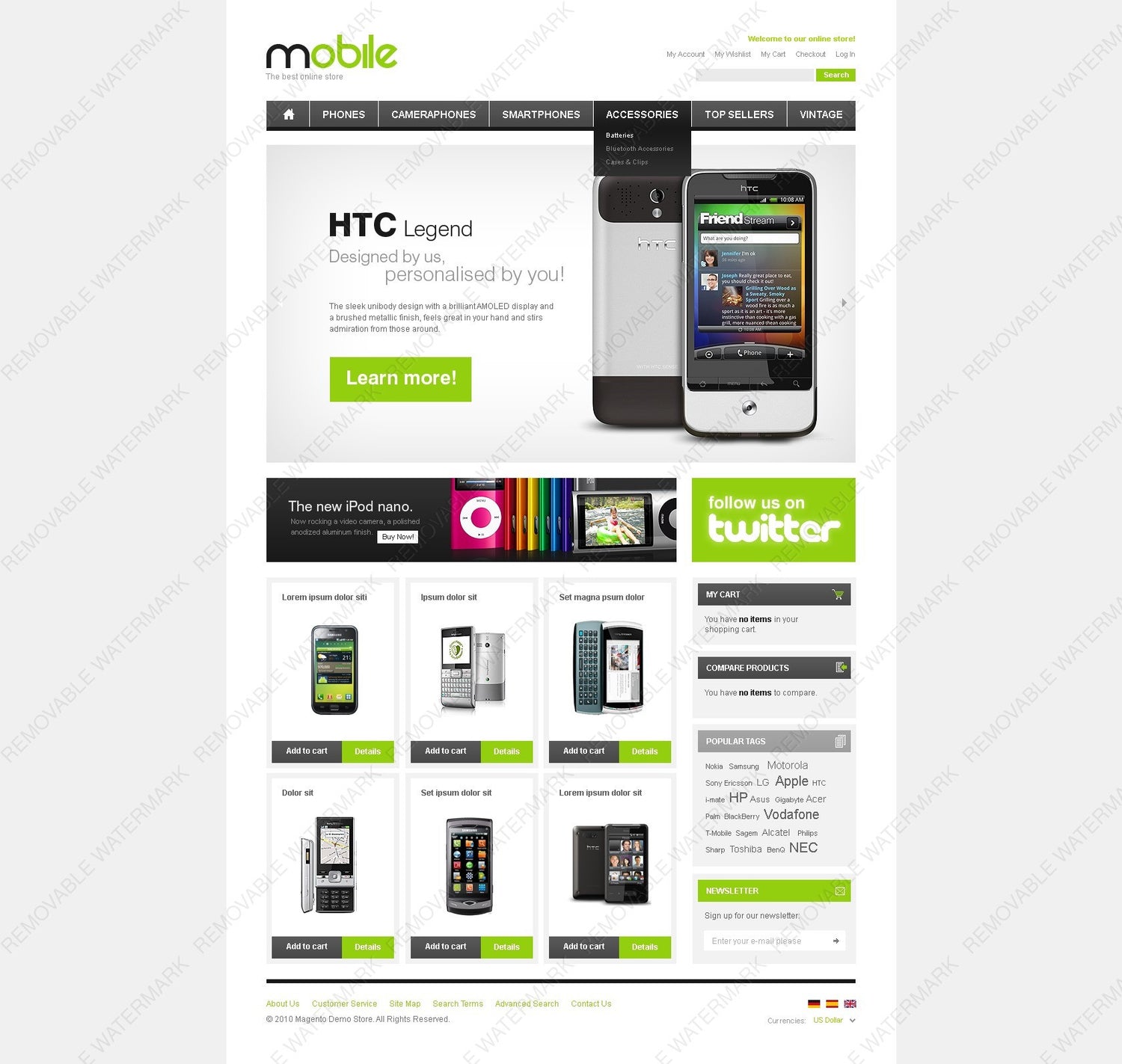 Magento Themes - GoWebBaby.Com