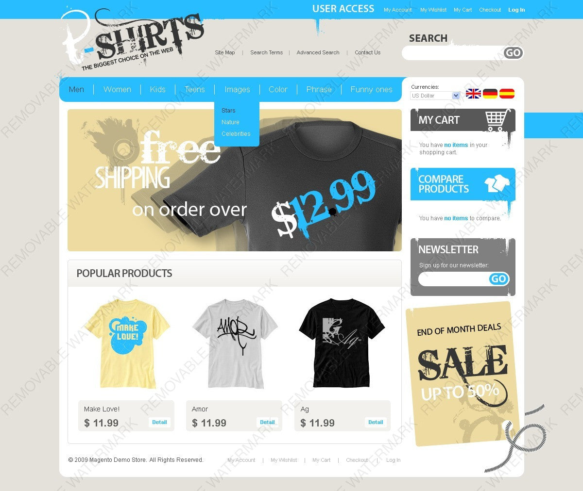 Magento Themes - GoWebBaby.Com