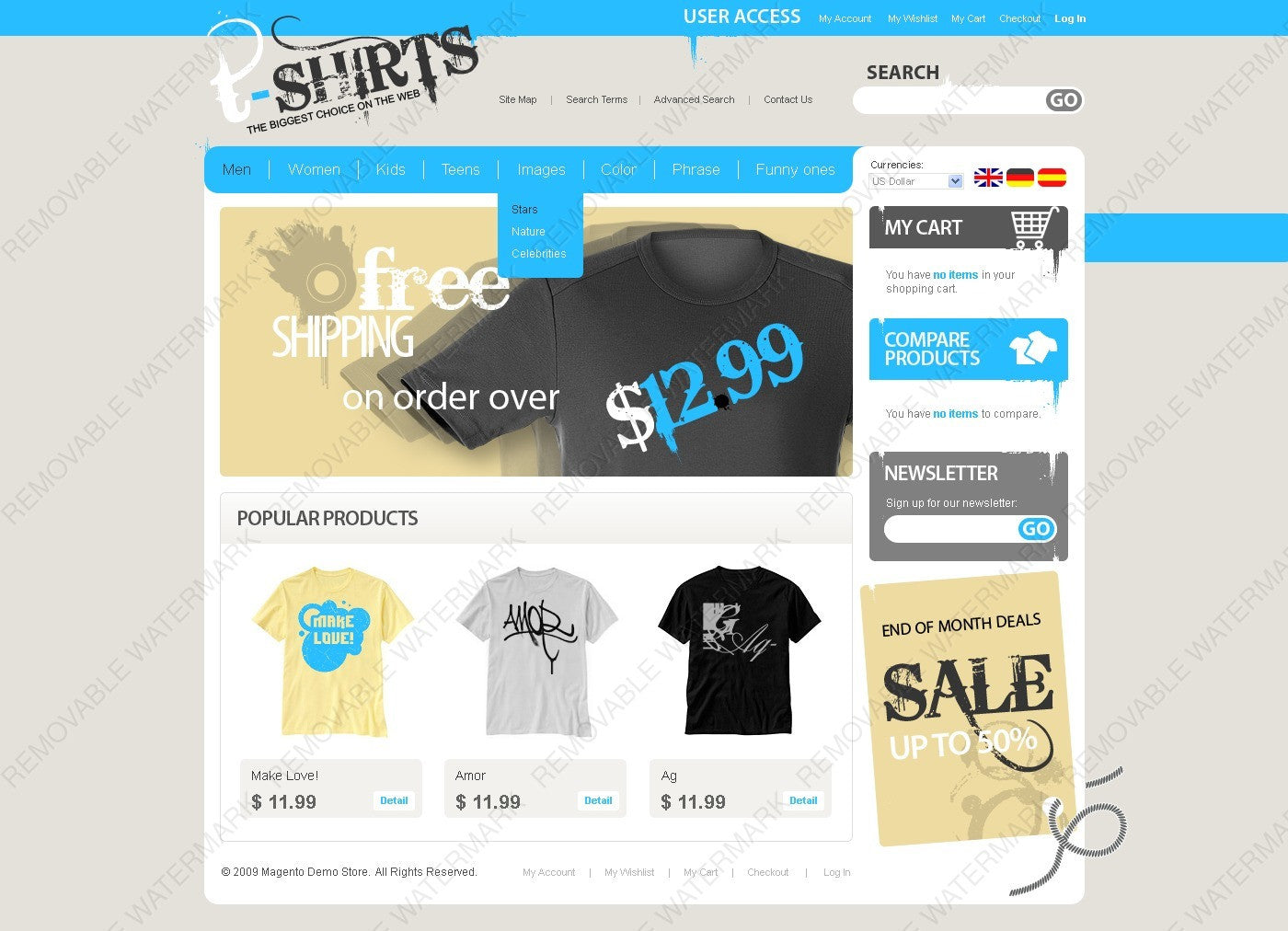Magento Themes - GoWebBaby.Com