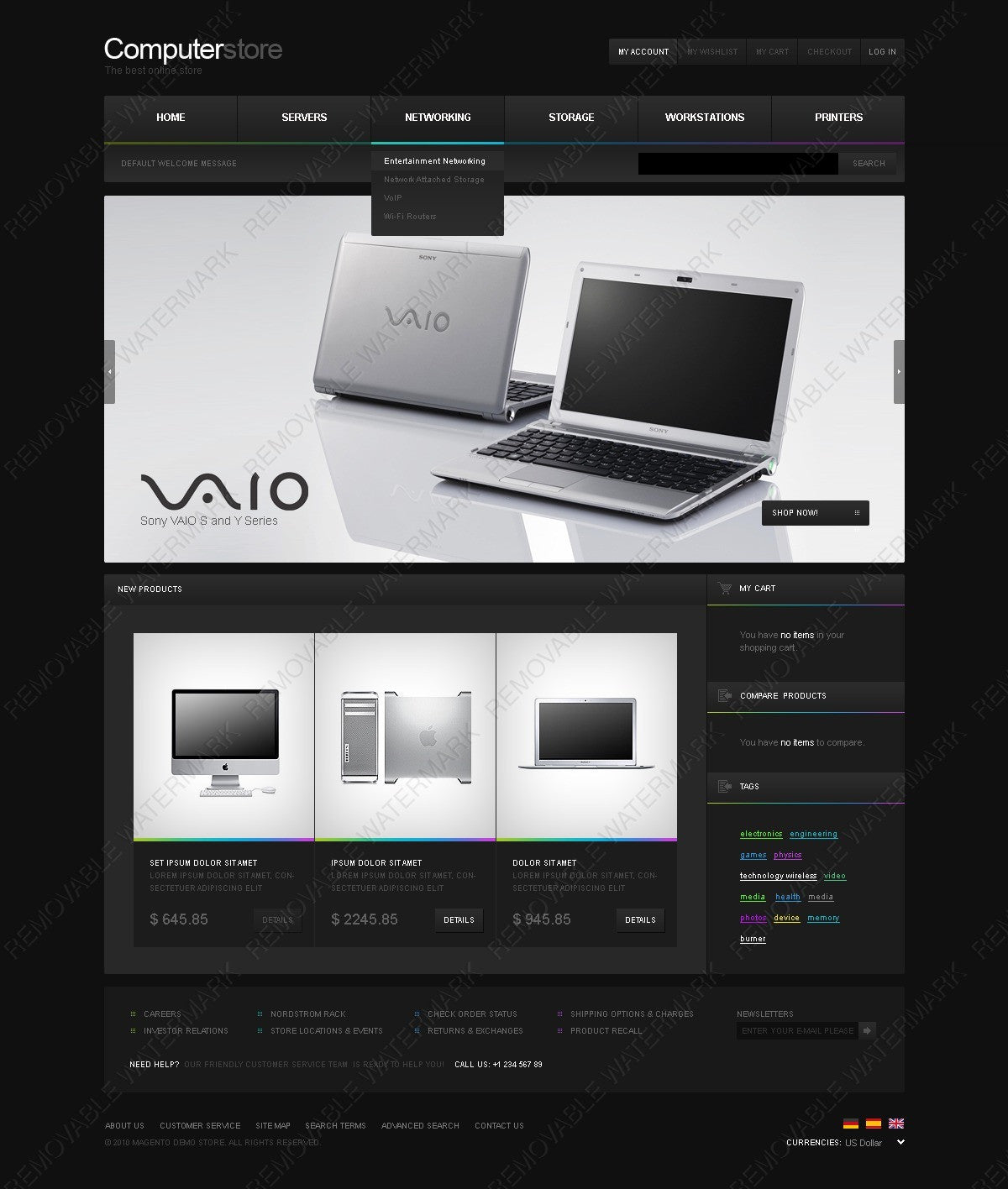 Magento Themes - GoWebBaby.Com
