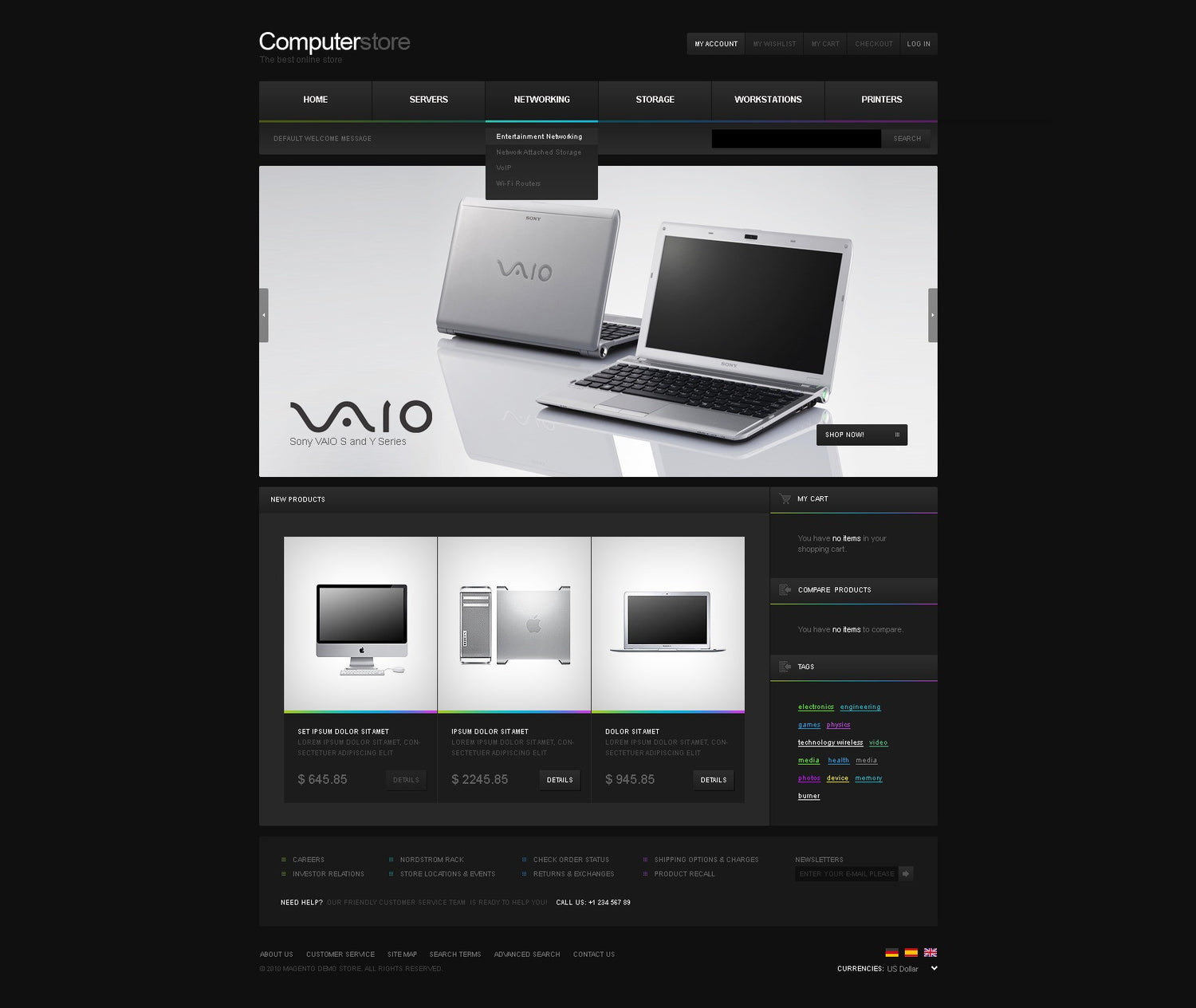 Magento Themes - GoWebBaby.Com