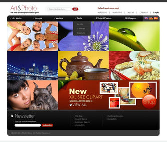 Art and Photo Magento Website Store - GoWebBaby.Com