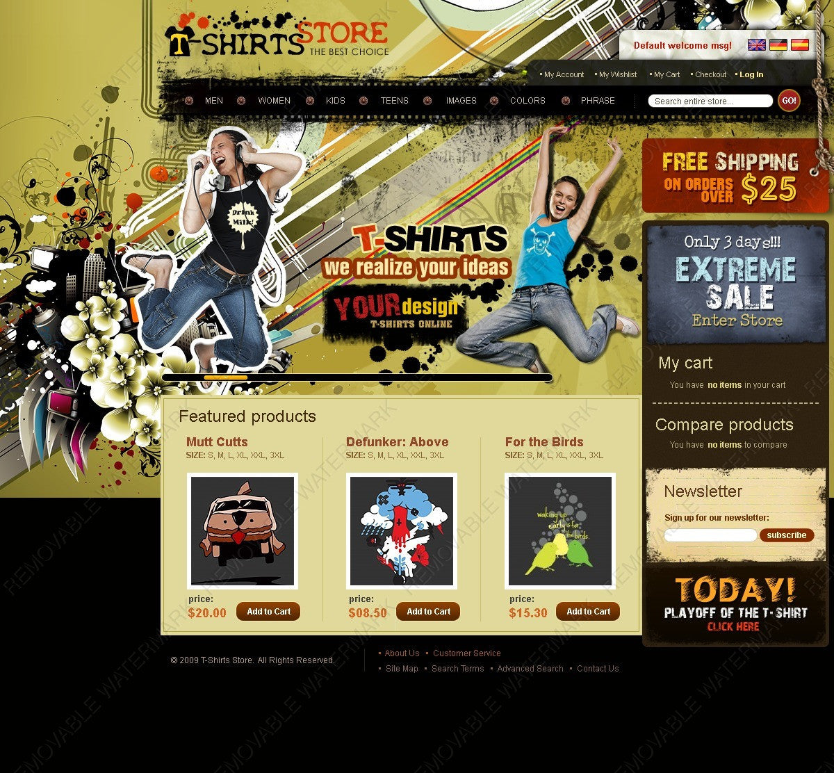 Magento Themes - GoWebBaby.Com