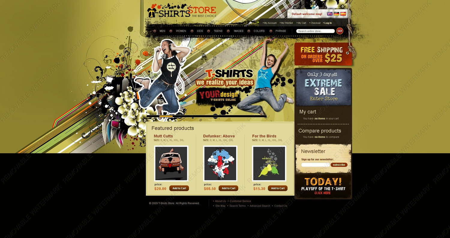 Magento Themes - GoWebBaby.Com