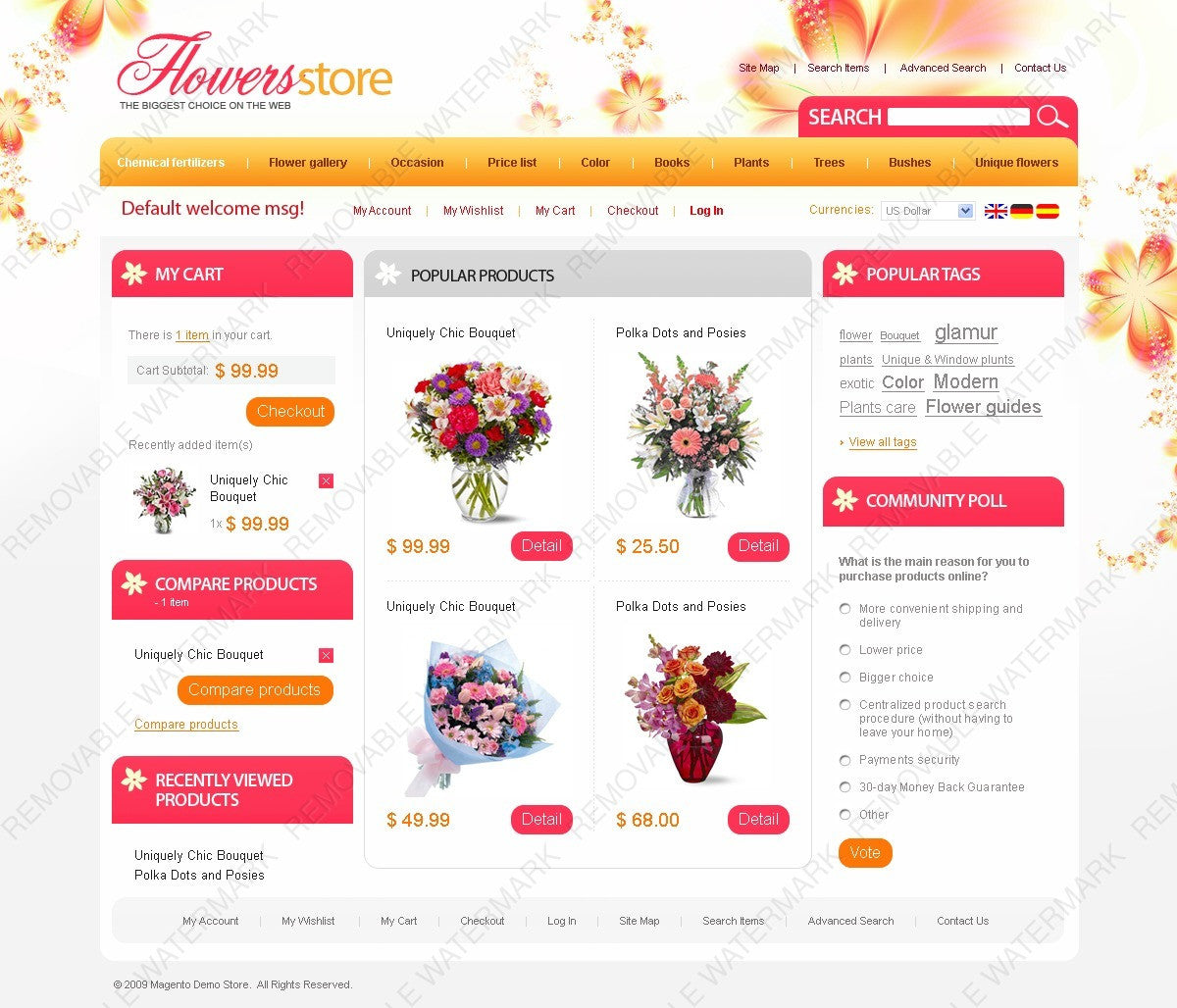 Magento Themes - GoWebBaby.Com
