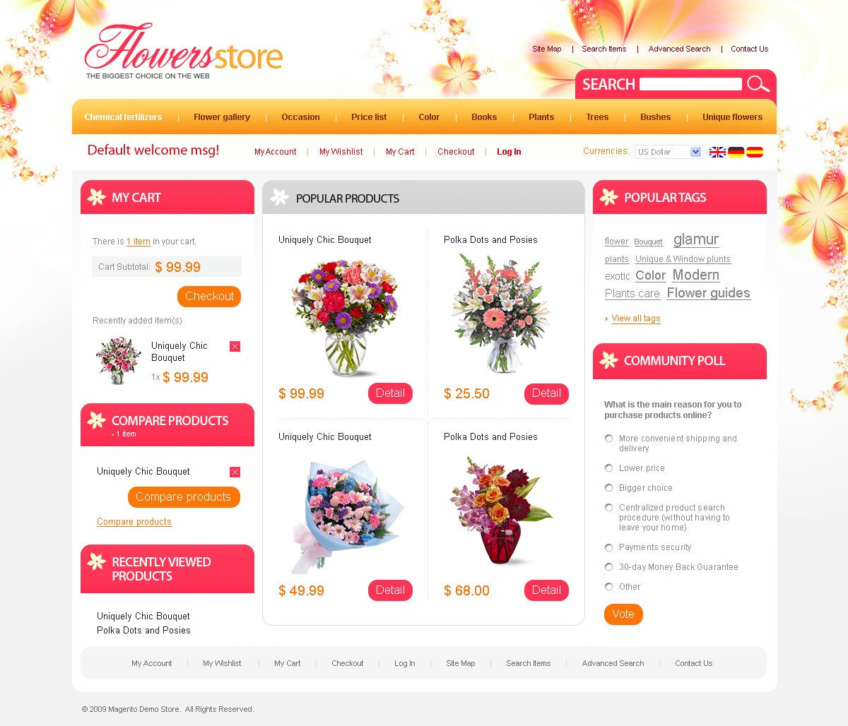 Magento Themes - GoWebBaby.Com