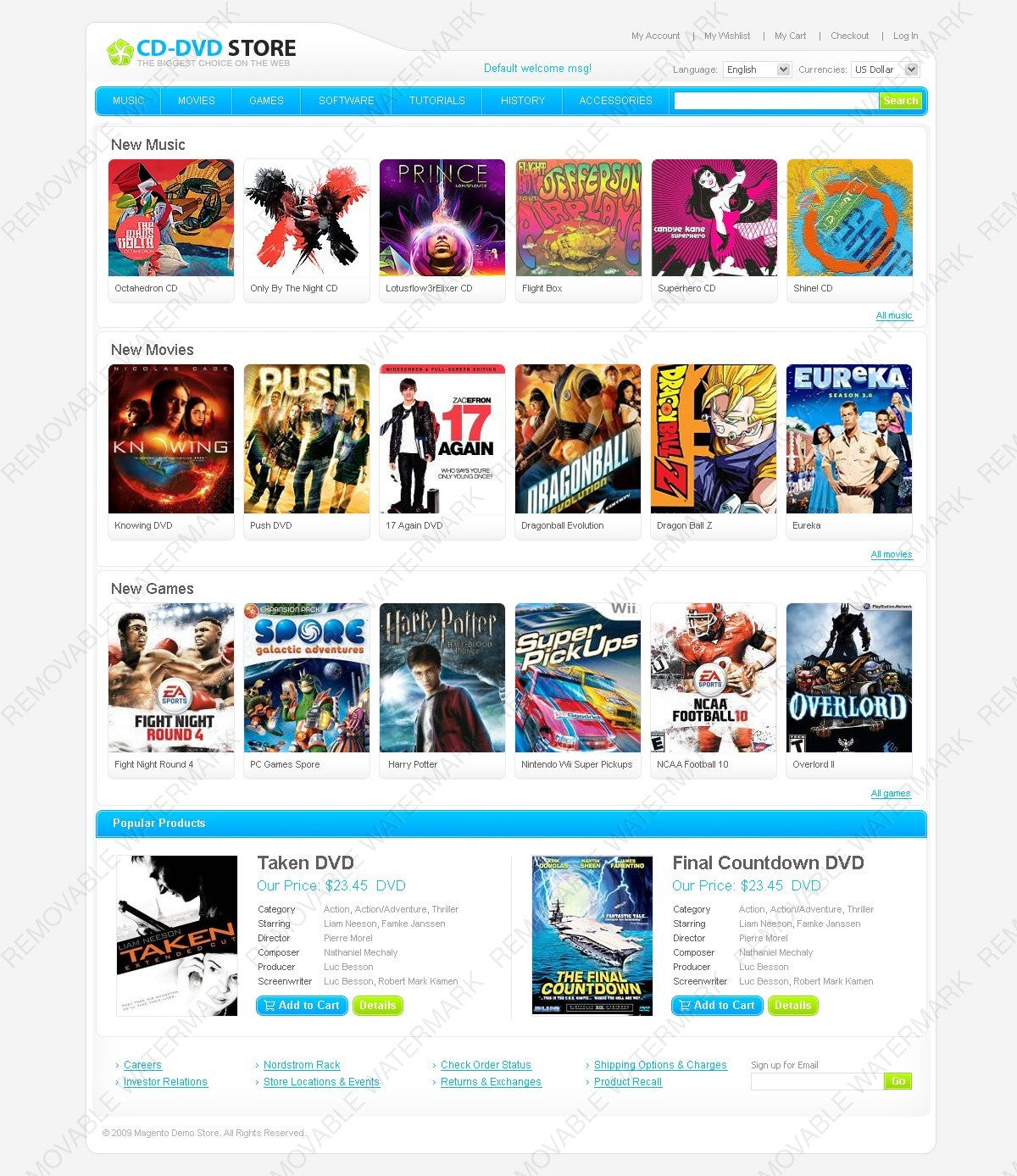 Magento Themes - GoWebBaby.Com