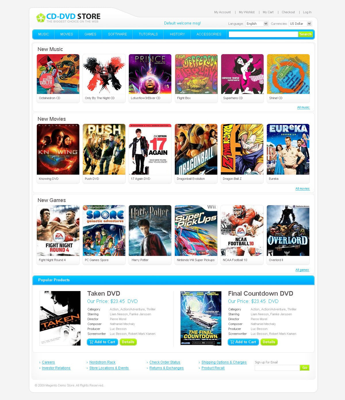 Magento Themes - GoWebBaby.Com