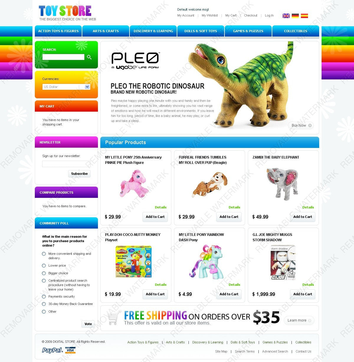 Magento Themes - GoWebBaby.Com