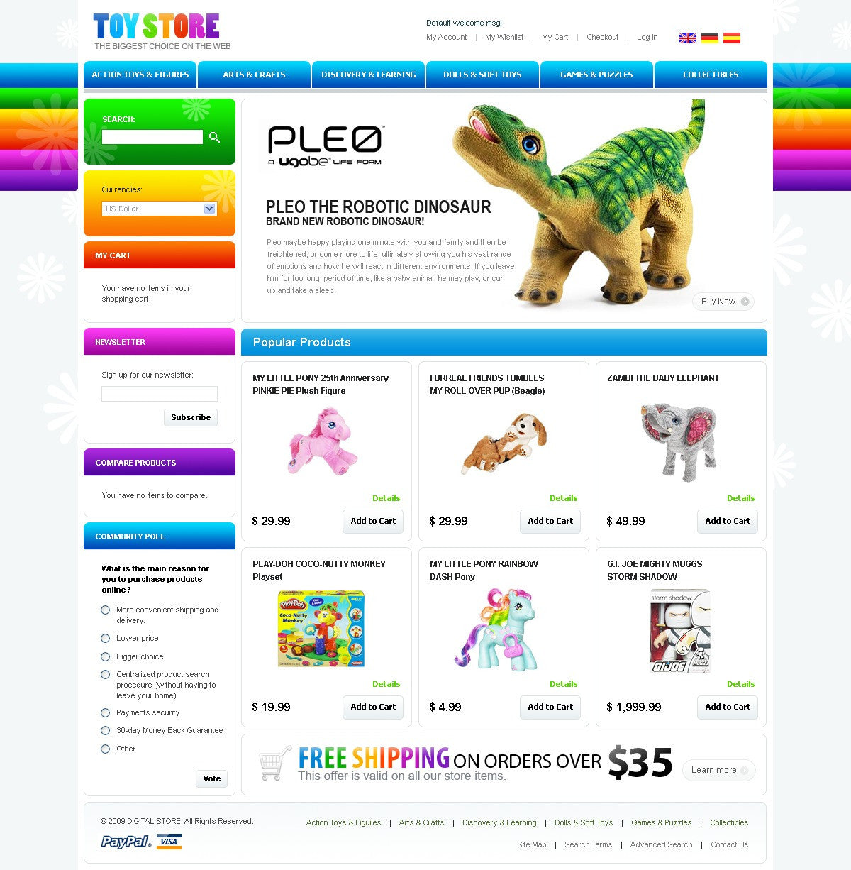 Magento Themes - GoWebBaby.Com
