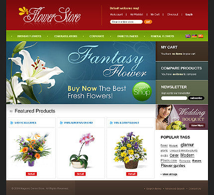 Magento Themes - GoWebBaby.Com