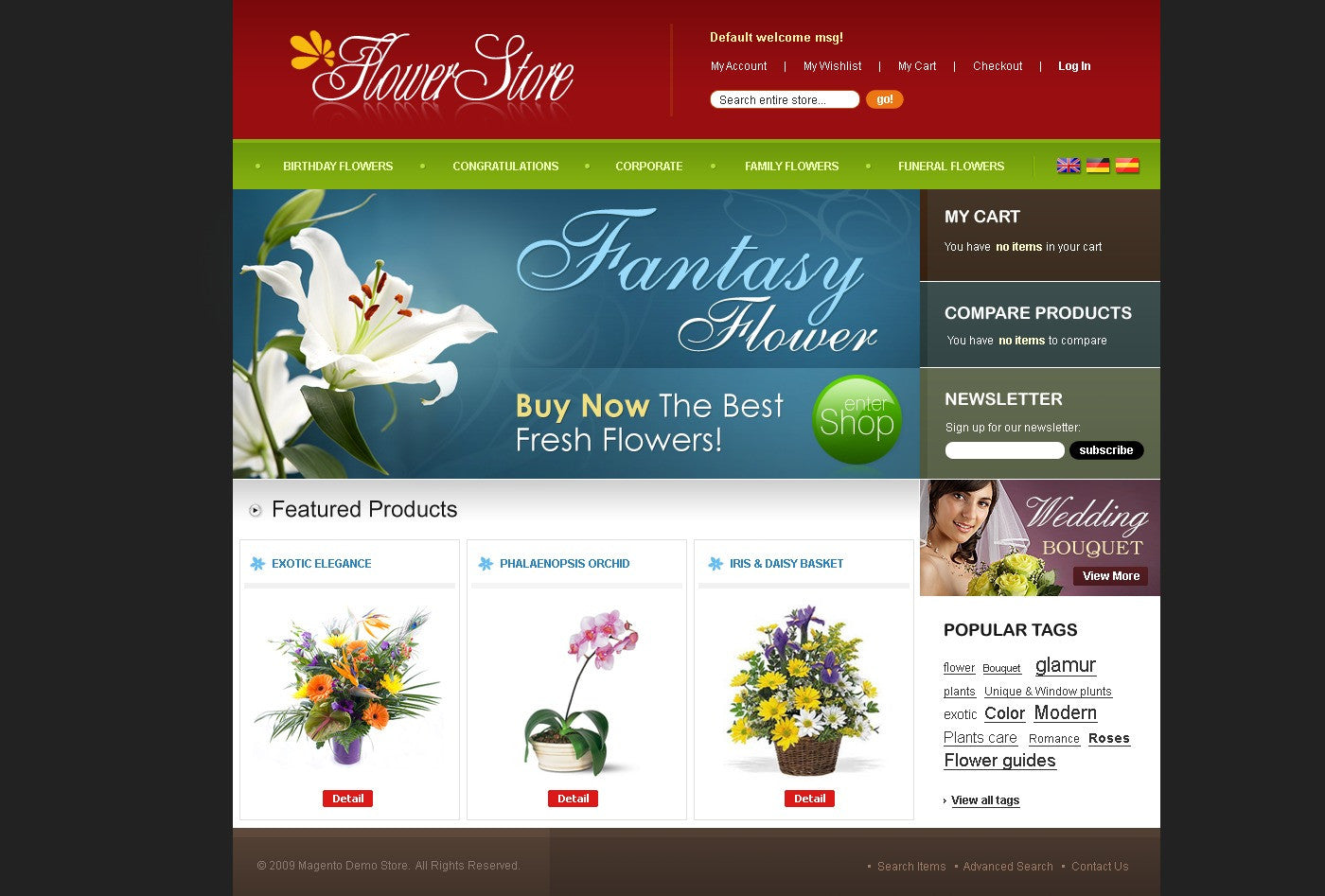 Magento Themes - GoWebBaby.Com