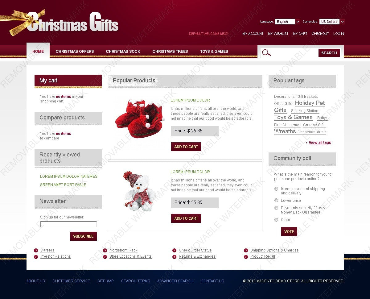 Magento Themes - GoWebBaby.Com