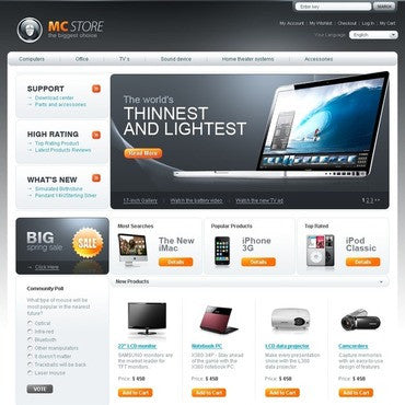 Magento Themes - GoWebBaby.Com