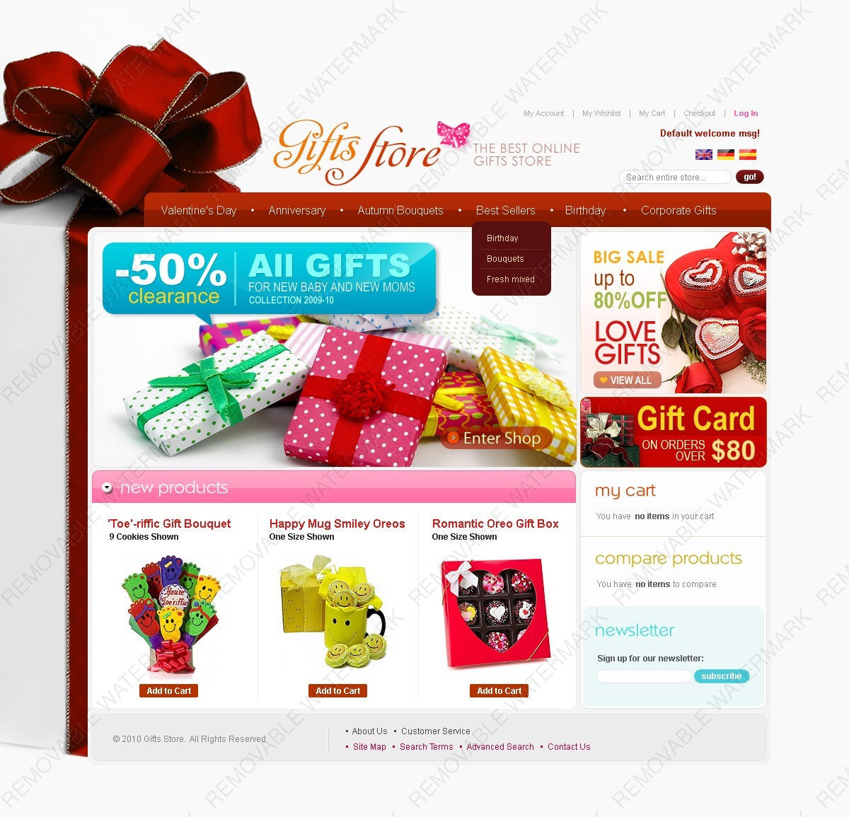Magento Themes - GoWebBaby.Com